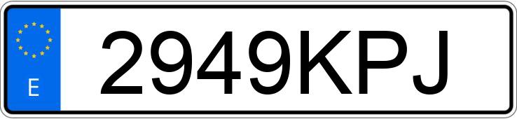 Numer rejestracyjny 2949KPJ posiada KIA CARENS Numer rejestracyjny 2949KPJ posiada KIA CARENS