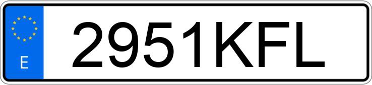 Numer rejestracyjny 2951KFL posiada PEUGEOT 208