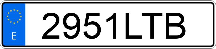 Numer rejestracyjny 2951LTB posiada TOYOTA COROLLA Numer rejestracyjny 2951LTB posiada TOYOTA COROLLA