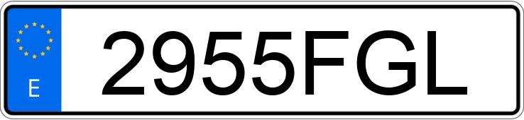 Numer rejestracyjny 2955FGL posiada HYUNDAI SANTA FE