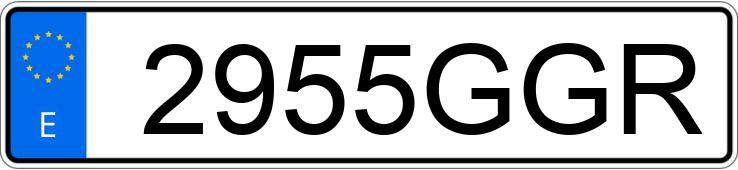 Numer rejestracyjny 2955GGR posiada VOLVO S40