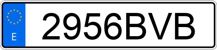 Numer rejestracyjny 2956BVB posiada SEAT TOLEDO Numer rejestracyjny 2956BVB posiada SEAT TOLEDO