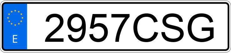 Numer rejestracyjny 2957CSG posiada FORD PROBE