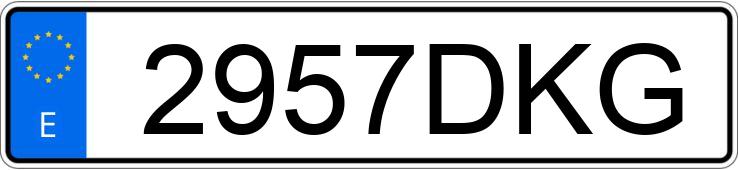 Numer rejestracyjny 2957DKG posiada BMW SERIE 3 Numer rejestracyjny 2957DKG posiada BMW SERIE 3