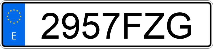 Numer rejestracyjny 2957FZG posiada HARLEY DAVIDSON TOURING