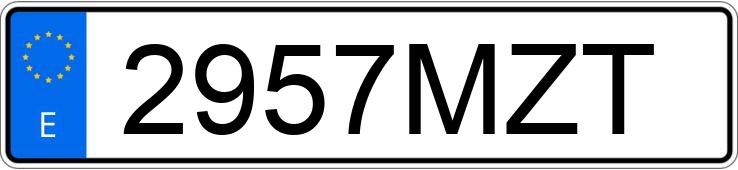 Numer rejestracyjny 2957MZT posiada FIAT SCUDO Numer rejestracyjny 2957MZT posiada FIAT SCUDO