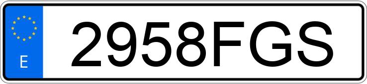 Numer rejestracyjny 2958FGS posiada MERCEDES S (220-221)