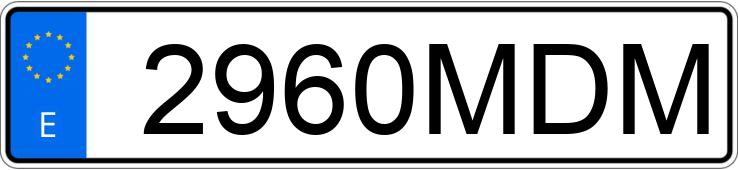 Numer rejestracyjny 2960MDM posiada CITROEN BERLINGO