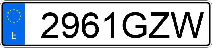 Numer rejestracyjny 2961GZW posiada KIA VENGA Numer rejestracyjny 2961GZW posiada KIA VENGA