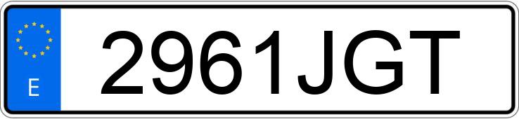 Numer rejestracyjny 2961JGT posiada SEAT ALTEA XL