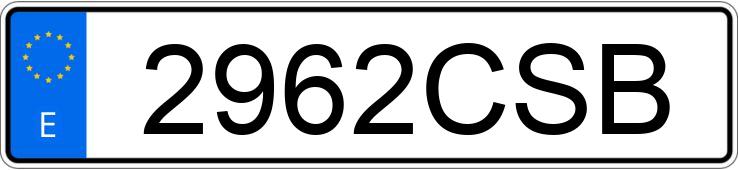 Numer rejestracyjny 2962CSB posiada BMW SERIE 5 Numer rejestracyjny 2962CSB posiada BMW SERIE 5