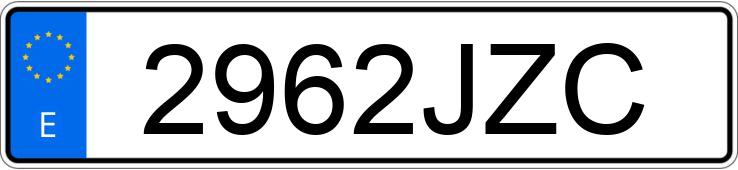 Numer rejestracyjny 2962JZC posiada KIA CEED