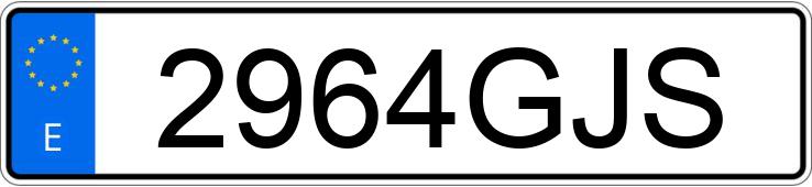 Numer rejestracyjny 2964GJS posiada AUDI A5 Numer rejestracyjny 2964GJS posiada AUDI A5