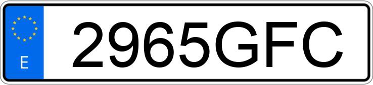 Numer rejestracyjny 2965GFC posiada SEAT LEON Numer rejestracyjny 2965GFC posiada SEAT LEON