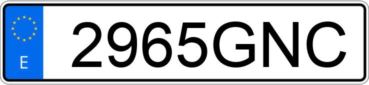 Numer rejestracyjny 2965GNC posiada RENAULT GRAND SCENIC