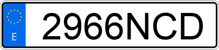 Numer rejestracyjny 2966NCD posiada AUDI A3 ALLSTREET