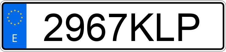 Registreringsnummeret 2967KLP har MERCEDES C (205)