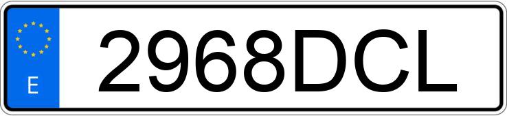 Numer rejestracyjny 2968DCL posiada SEAT CORDOBA Numer rejestracyjny 2968DCL posiada SEAT CORDOBA