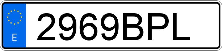 Numer rejestracyjny 2969BPL posiada SEAT TOLEDO Numer rejestracyjny 2969BPL posiada SEAT TOLEDO