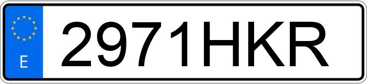 Numer rejestracyjny 2971HKR posiada NISSAN QASHQAI Numer rejestracyjny 2971HKR posiada NISSAN QASHQAI
