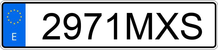 Numer rejestracyjny 2971MXS posiada BMW X6