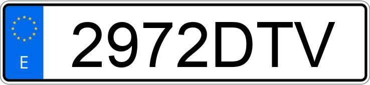 Numer rejestracyjny 2972DTV posiada BMW SERIE 3 E90 318I