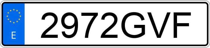 Numer rejestracyjny 2972GVF posiada SEAT IBIZA Numer rejestracyjny 2972GVF posiada SEAT IBIZA