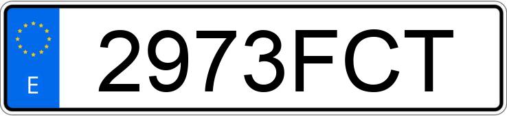 Numer rejestracyjny 2973FCT posiada SEAT TOLEDO