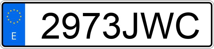 Numer rejestracyjny 2973JWC posiada MAZDA MAZDA6