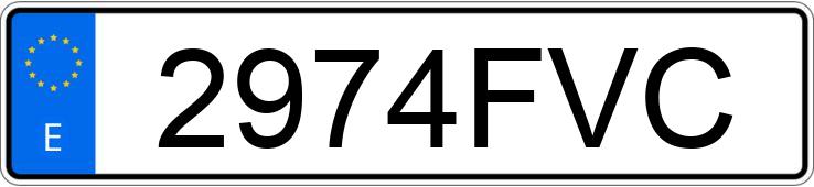 Numer rejestracyjny 2974FVC posiada JEEP GRAND CHEROKEE