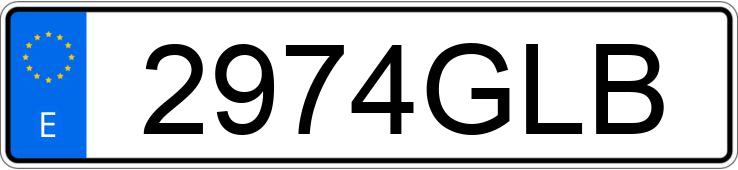 Numer rejestracyjny 2974GLB posiada MERCEDES B (245)