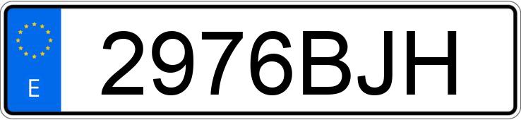 Numer rejestracyjny 2976BJH posiada SUZUKI SWIFT GLS 1.3 AC