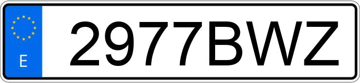 Numer rejestracyjny 2977BWZ posiada FORD FOCUS