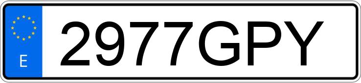 Numer rejestracyjny 2977GPY posiada VOLKSWAGEN PASSAT Numer rejestracyjny 2977GPY posiada VOLKSWAGEN PASSAT
