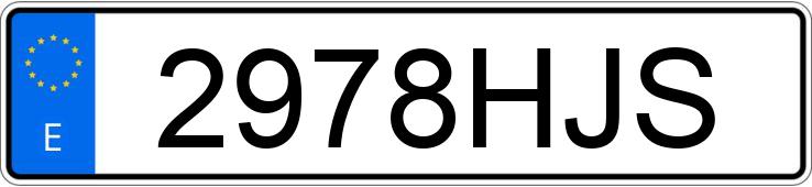 Numer rejestracyjny 2978HJS posiada MERCEDES S (220-221)