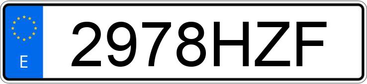 Numer rejestracyjny 2978HZF posiada VOLKSWAGEN CROSSGOLF