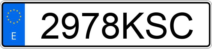 Numer rejestracyjny 2978KSC posiada VOLKSWAGEN TOURAN