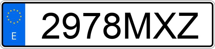 Numer rejestracyjny 2978MXZ posiada TOYOTA COROLLA