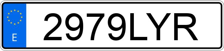 Numer rejestracyjny 2979LYR posiada FORD KUGA