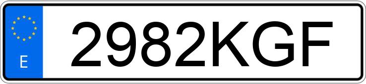 Numer rejestracyjny 2982KGF posiada MAZDA CX-5