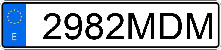 Numer rejestracyjny 2982MDM posiada PEUGEOT 3008