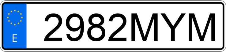 Numer rejestracyjny 2982MYM posiada DFSK E5