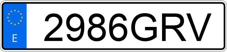 Numer rejestracyjny 2986GRV posiada AUDI TT