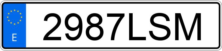 Numer rejestracyjny 2987LSM posiada PEUGEOT 508