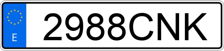 Numer rejestracyjny 2988CNK posiada CITROEN C3 Numer rejestracyjny 2988CNK posiada CITROEN C3
