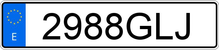 Numer rejestracyjny 2988GLJ posiada NISSAN QASHQAI