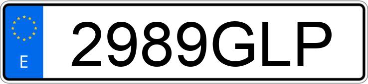 Numer rejestracyjny 2989GLP posiada FORD FIESTA