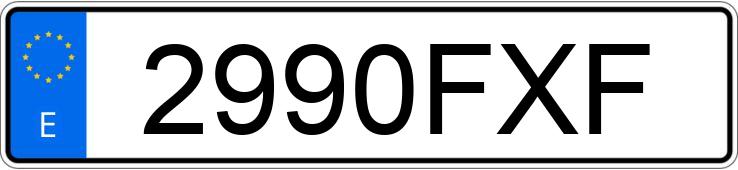 Numer rejestracyjny 2990FXF posiada CITROEN JUMPER