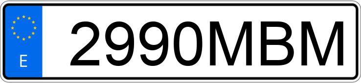 Numer rejestracyjny 2990MBM posiada SEAT ATECA