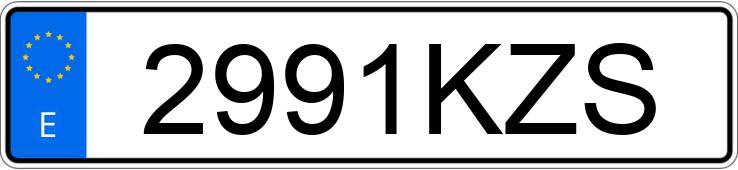 Numer rejestracyjny 2991KZS posiada MERCEDES B (247)